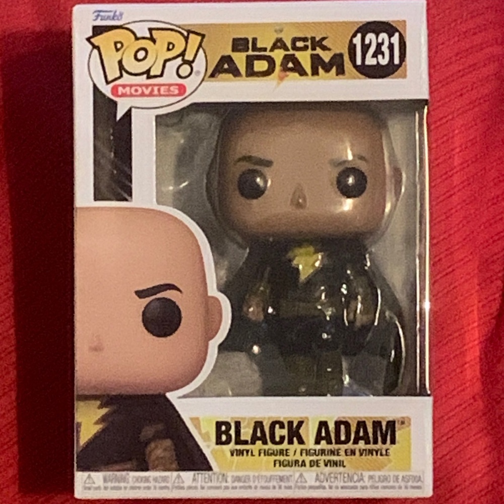 Black Adam Funko pop (NWT)